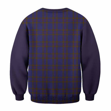 Elliot Tartan Accent Sweatshirt with Family Crest