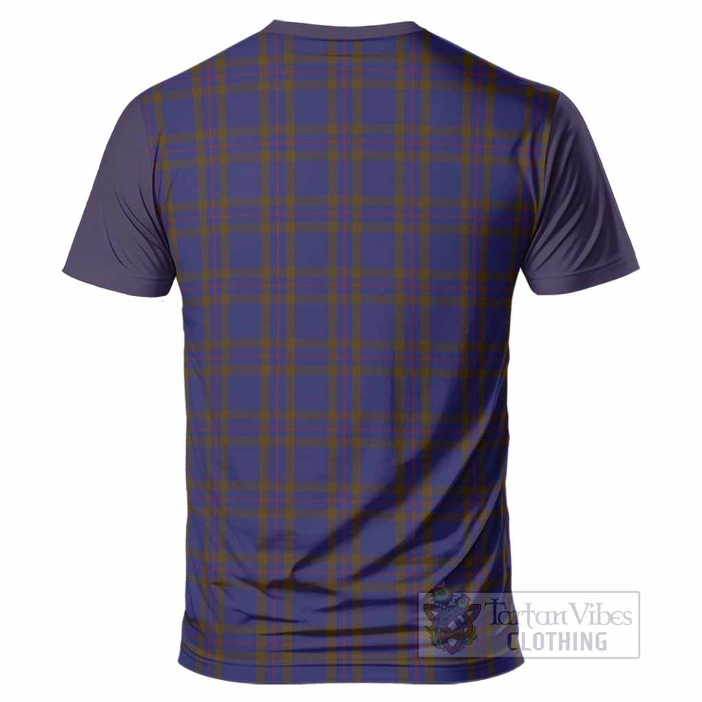 Elliot Tartan Accent T-Shirt with Family Crest