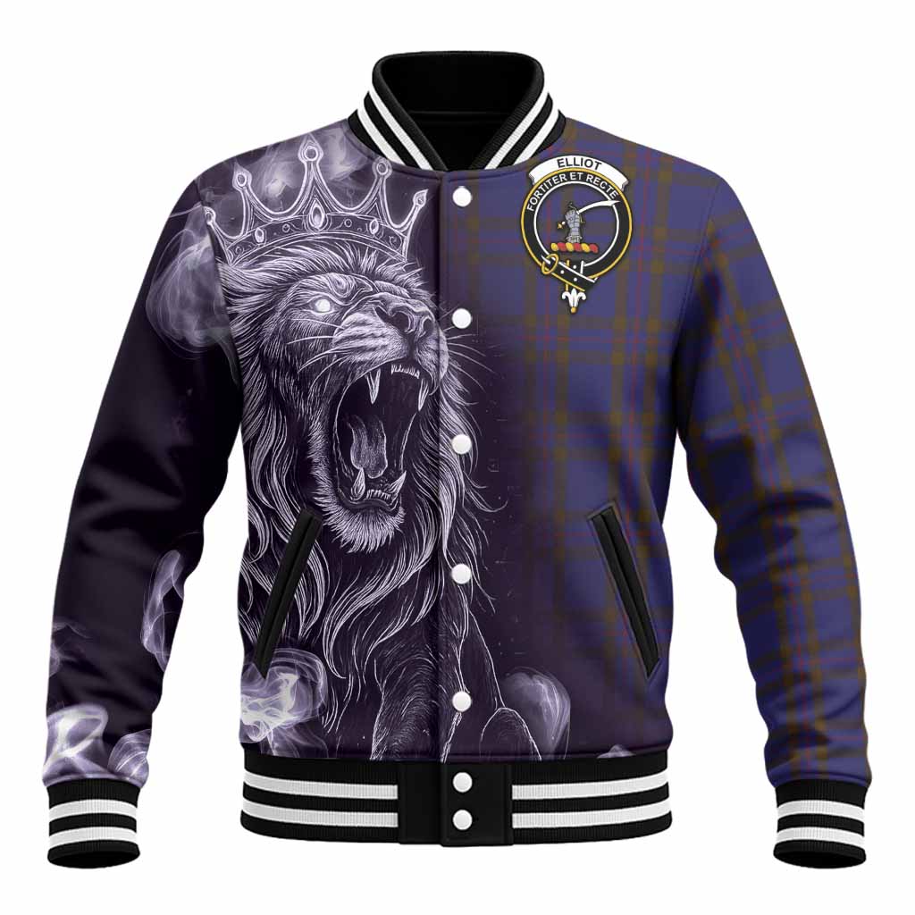 Elliot Tartan Baseball Jacket Roaring Lion Heritage