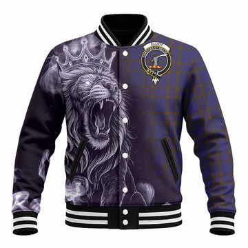Elliot Tartan Baseball Jacket Roaring Lion Heritage