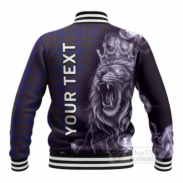 Elliot Tartan Baseball Jacket Roaring Lion Heritage