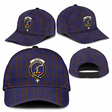 Elliot Tartan Classic Cap with Family Crest