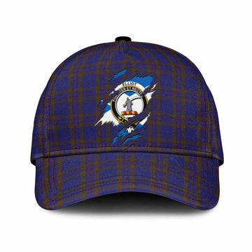 Elliot Tartan Classic Cap with Family Crest In Me Style