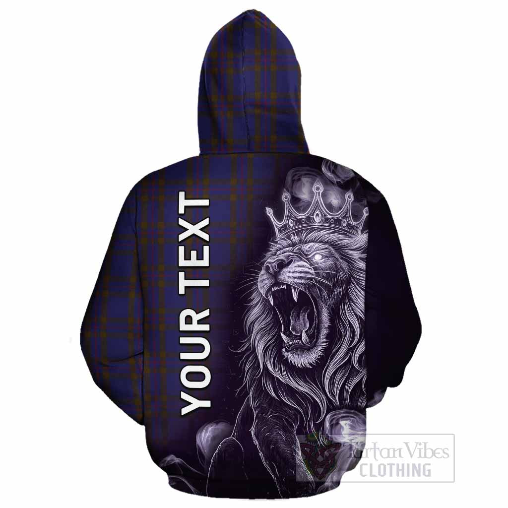 Elliot Tartan Cotton Hoodie Roaring Lion Heritage