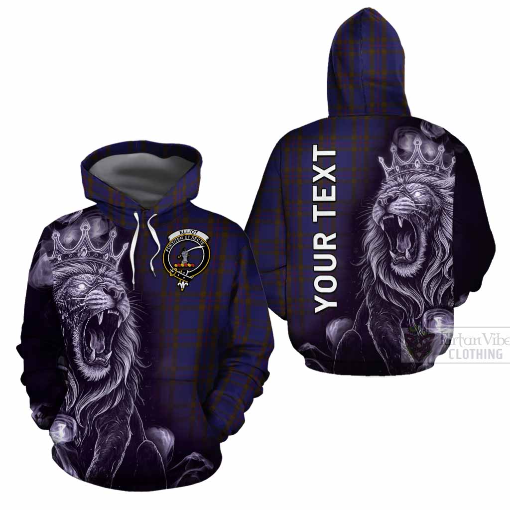 Elliot Tartan Cotton Hoodie Roaring Lion Heritage