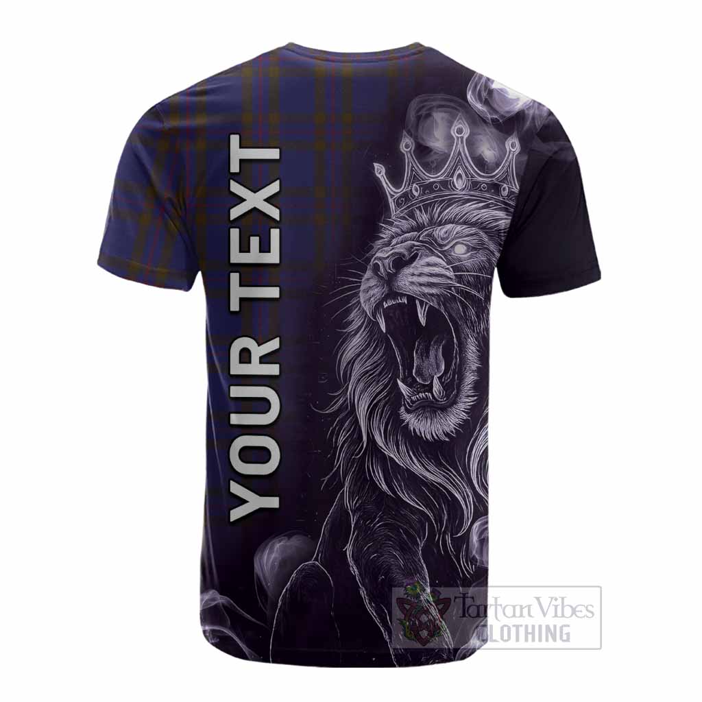 Elliot Tartan Cotton T-shirt Roaring Lion Heritage