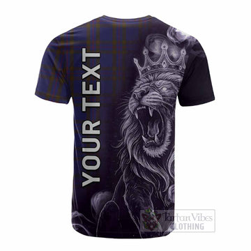 Elliot Tartan Cotton T-shirt Roaring Lion Heritage