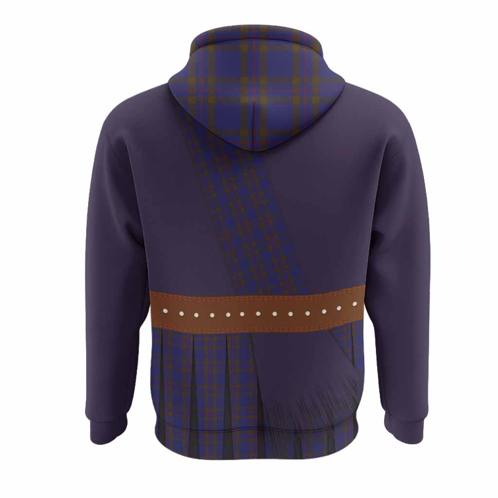 Elliot Tartan Crest Hoodie Kilt Costume Style