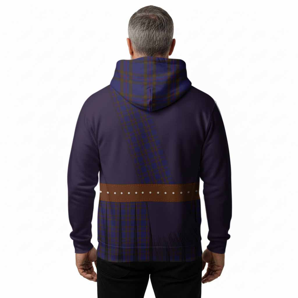 Elliot Tartan Crest Hoodie Kilt Costume Style