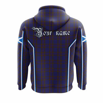 Elliot Tartan Crest Hoodie Scotland Coat of Arm Flag Style - Tartan Vibes Clothing
