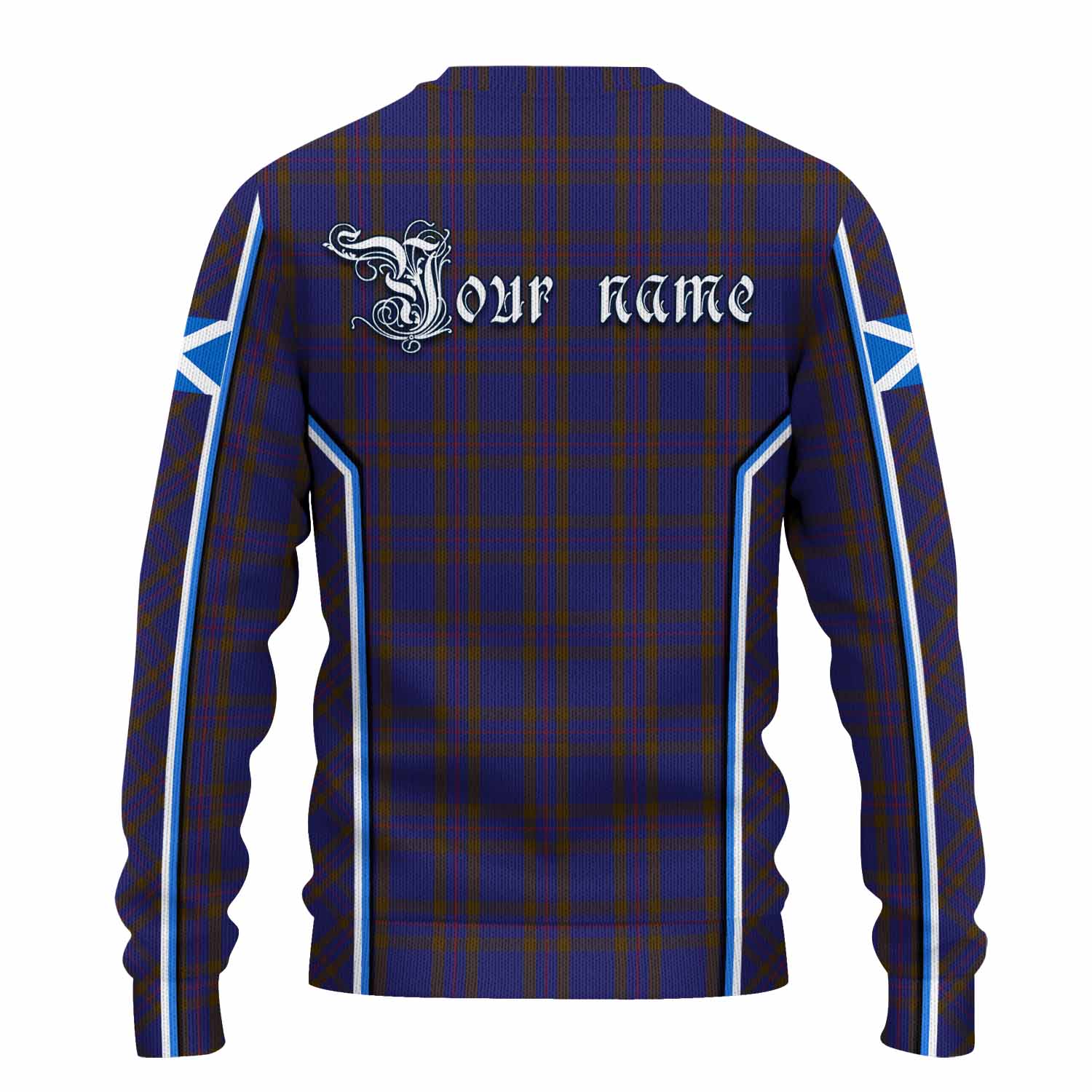 Elliot Tartan Crest Knitted Sweater Scotland Coat of Arm Flag Style - Tartan Vibes Clothing