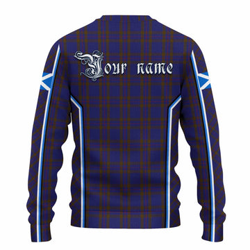 Elliot Tartan Crest Knitted Sweater Scotland Coat of Arm Flag Style - Tartan Vibes Clothing