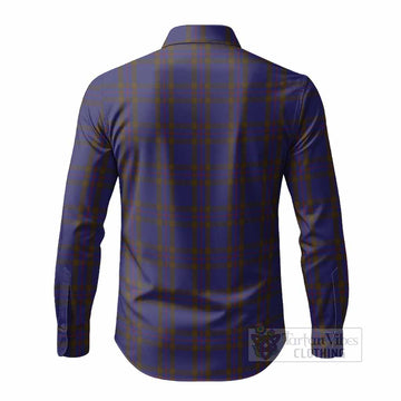 Elliot Tartan Crest Long Sleeve Button Shirts Ferocious Lion Style