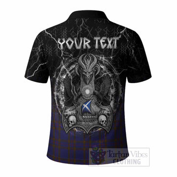 Elliot Tartan Crest Polo Shirt Celtic Odin's Raven Legacy