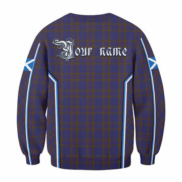 Elliot Tartan Crest Sweatshirt Scotland Coat of Arm Flag Style