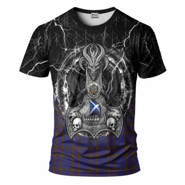 Elliot Tartan Crest T-Shirt Celtic Odin's Raven Legacy