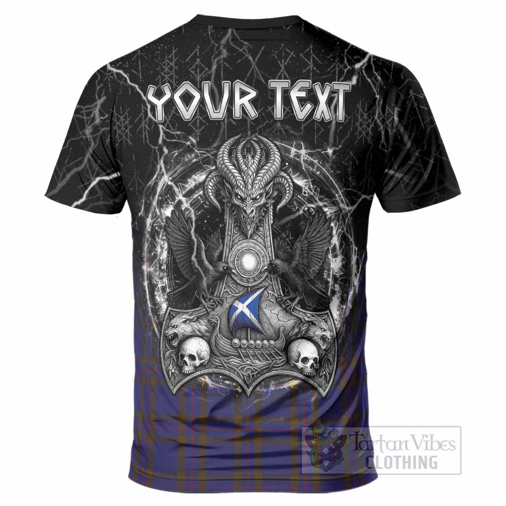 Elliot Tartan Crest T-Shirt Celtic Odin's Raven Legacy