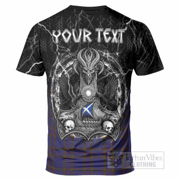 Elliot Tartan Crest T-Shirt Celtic Odin's Raven Legacy