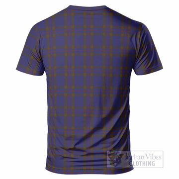 Elliot Tartan Crest T-Shirt Ferocious Lion Style