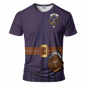 Elliot Tartan Crest T-Shirt Kilt Costume Style