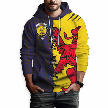 Elliot Tartan Family Crest Hoodie Lion Rampant Honor - Tartan Vibes Clothing