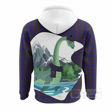 Elliot Tartan Family Crest Hoodie Nessie Scottish Loch Ness Monster