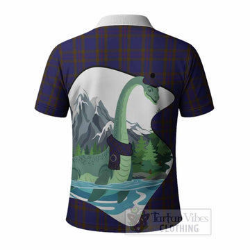 Elliot Tartan Family Crest Polo Shirt Nessie Scottish Loch Ness Monster