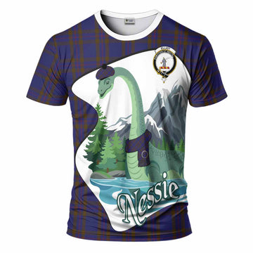 Elliot Tartan Family Crest T-Shirt Nessie Scottish Loch Ness Monster