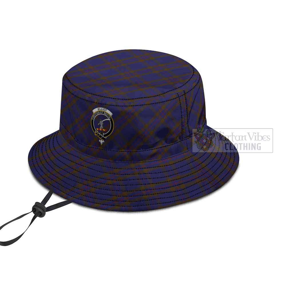 Elliot Tartan Fishing Hat with Family Crest