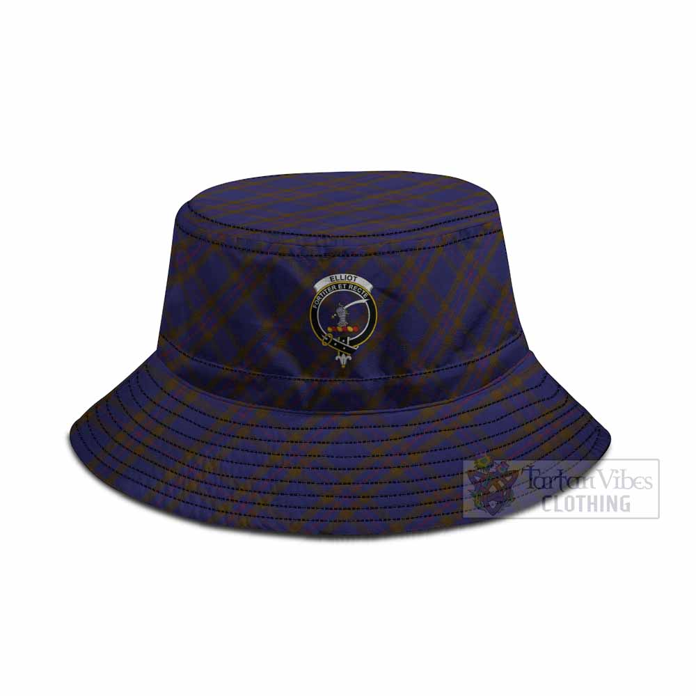 Elliot Tartan Fishing Hat with Family Crest