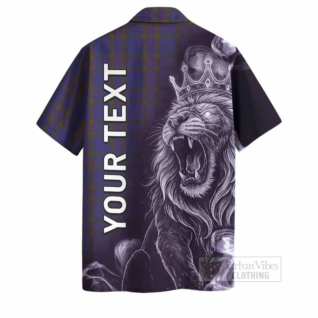 Elliot Tartan Hawaiian Shirt Roaring Lion Heritage