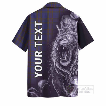 Elliot Tartan Hawaiian Shirt Roaring Lion Heritage