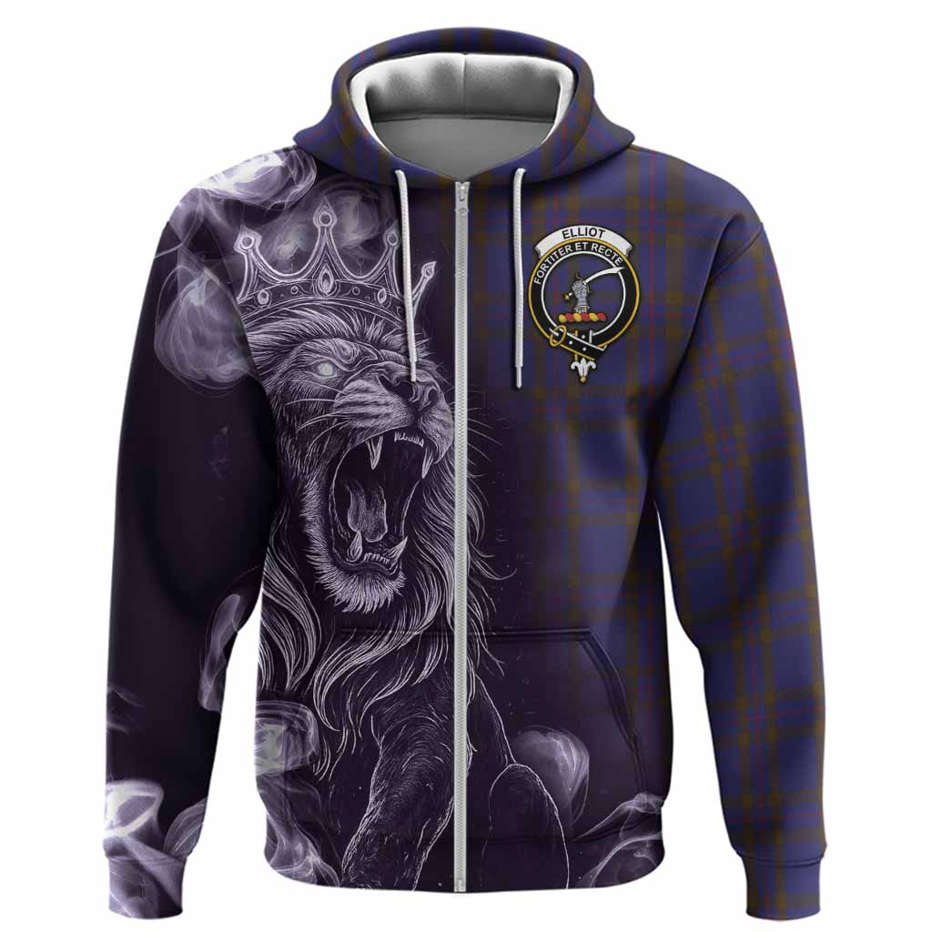 Elliot Tartan Hoodie Roaring Lion Heritage