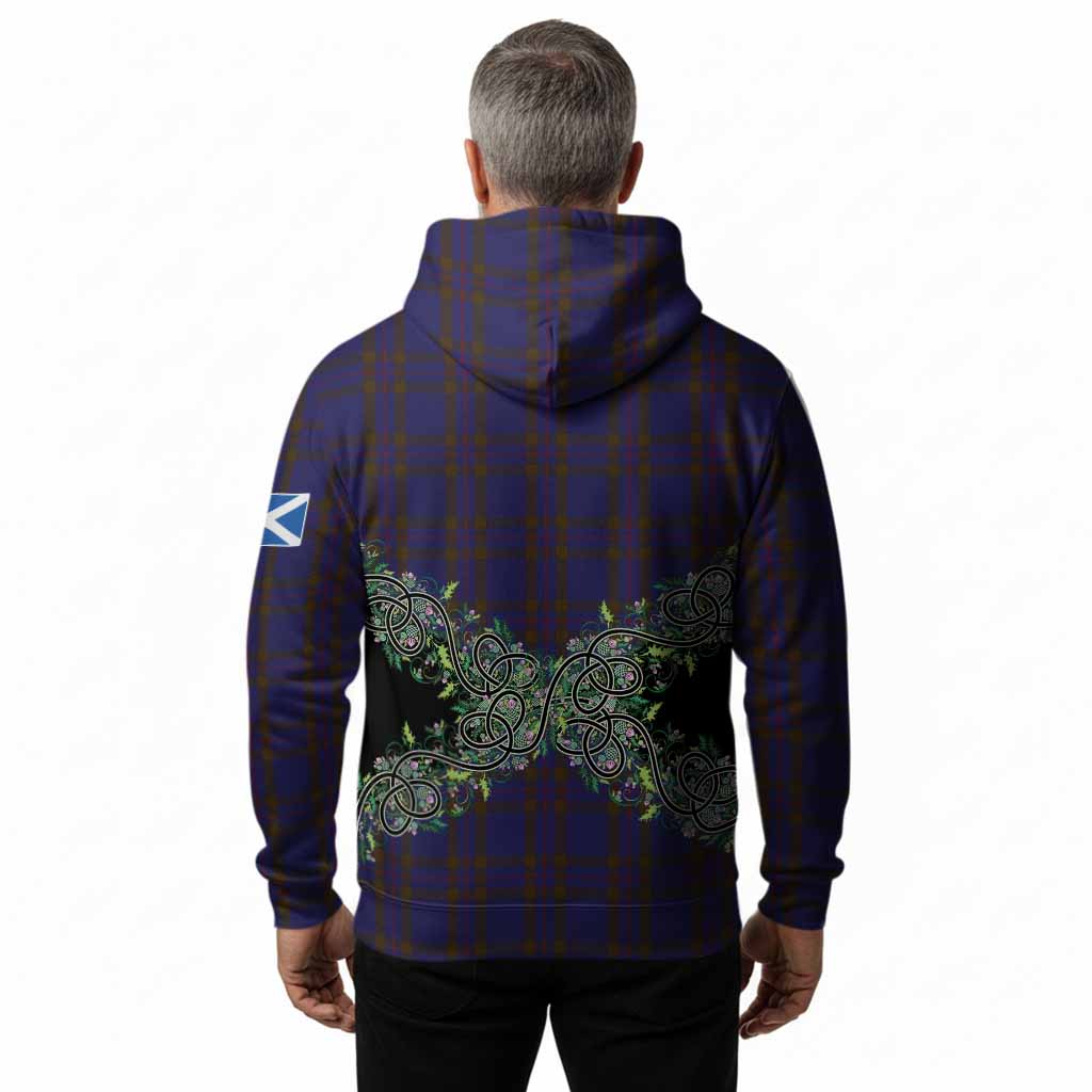 Elliot Tartan Hoodie Thistle Scottish Spirit