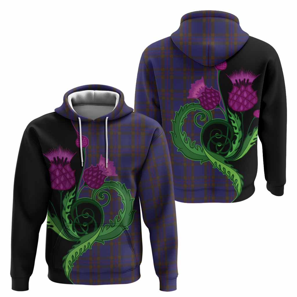 Elliot Tartan Hoodie Traditional Scottish Thistle