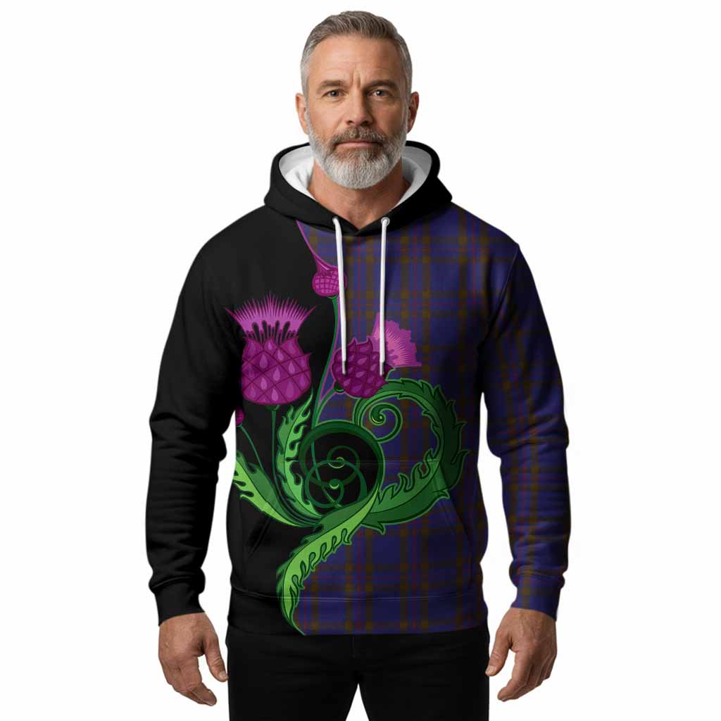 Elliot Tartan Hoodie Traditional Scottish Thistle