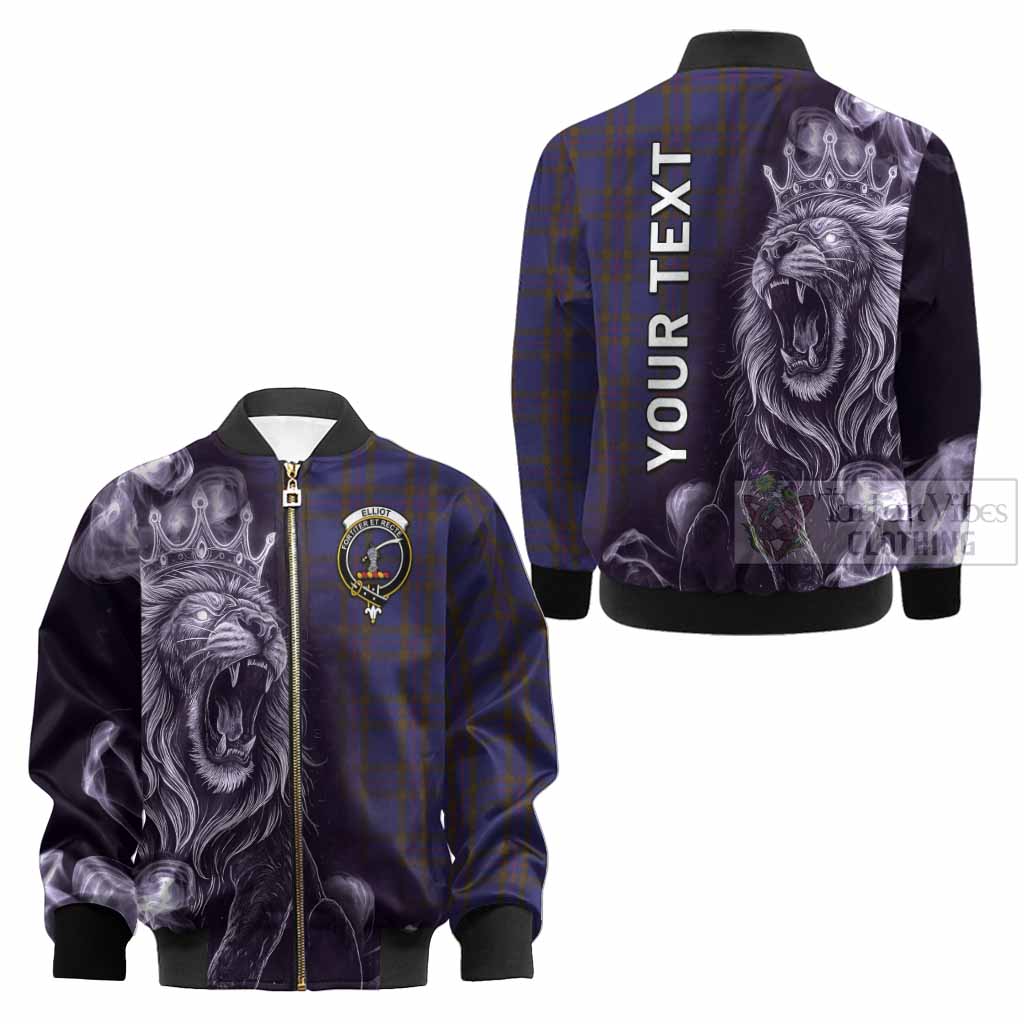 Elliot Tartan Kid Bomber Jacket Roaring Lion Heritage