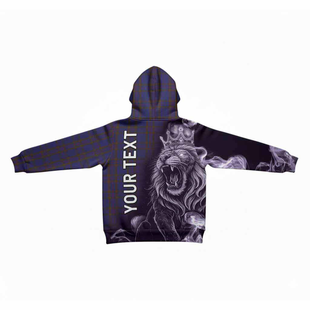 Elliot Tartan Kid Hoodie Roaring Lion Heritage