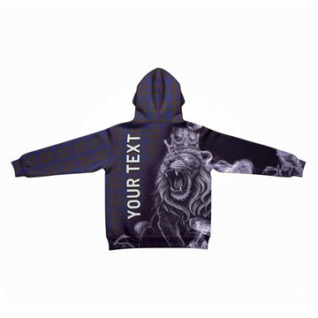 Elliot Tartan Kid Hoodie Roaring Lion Heritage