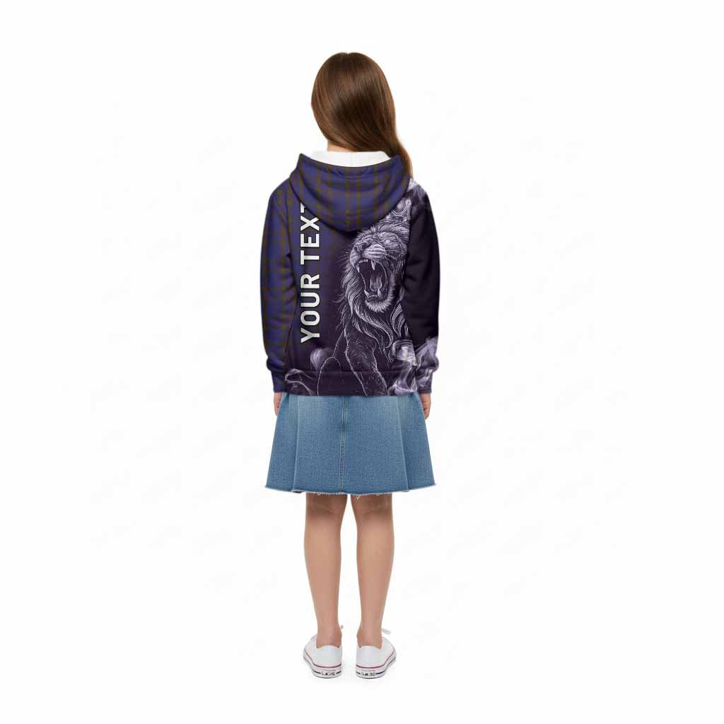 Elliot Tartan Kid Hoodie Roaring Lion Heritage