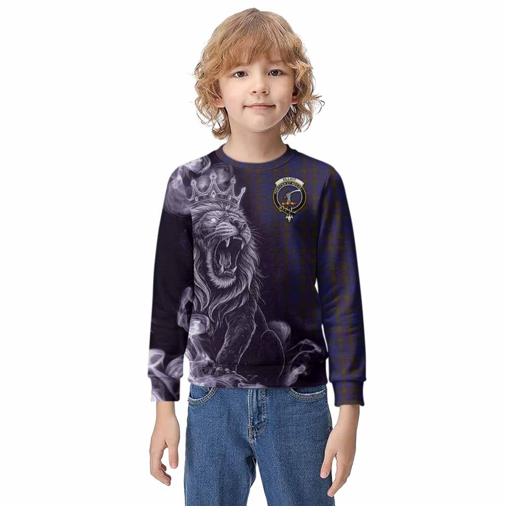Elliot Tartan Kid Knitted Sweatshirt Roaring Lion Heritage
