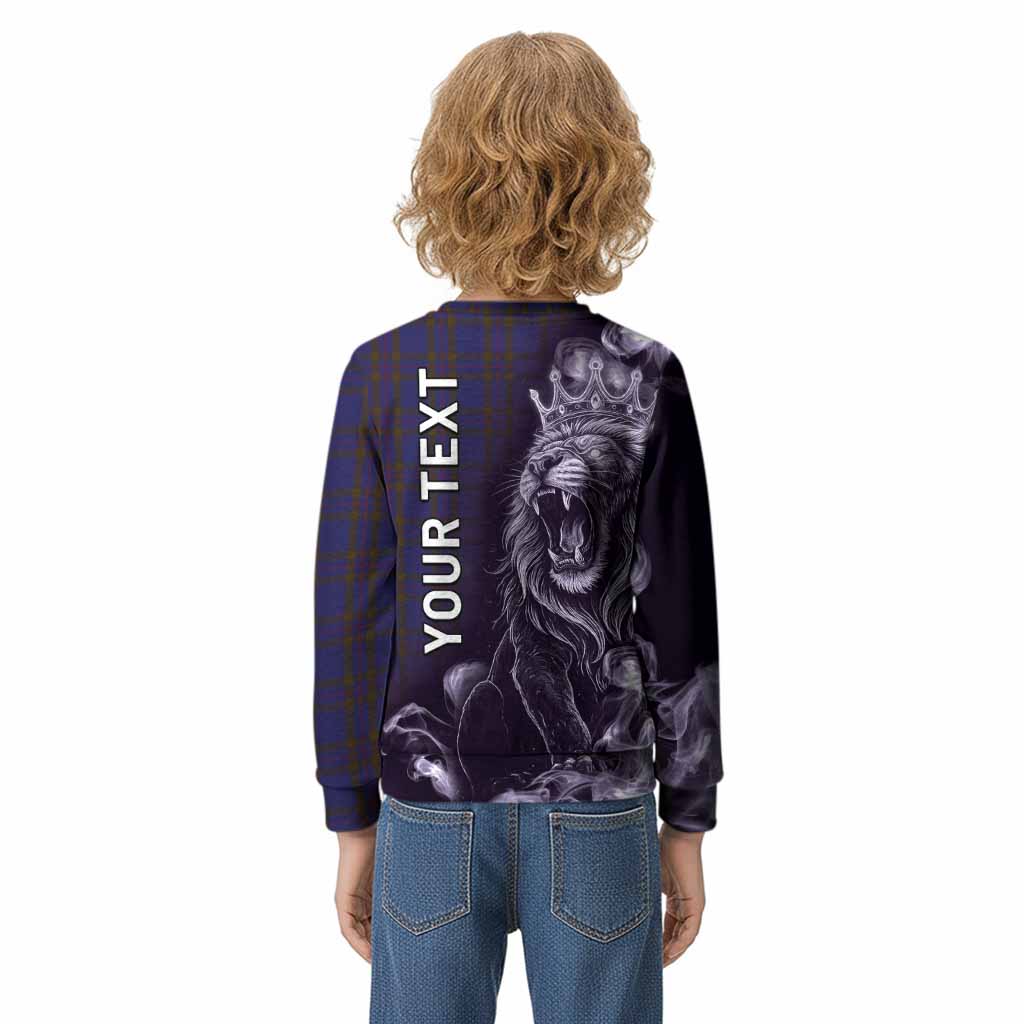 Elliot Tartan Kid Knitted Sweatshirt Roaring Lion Heritage