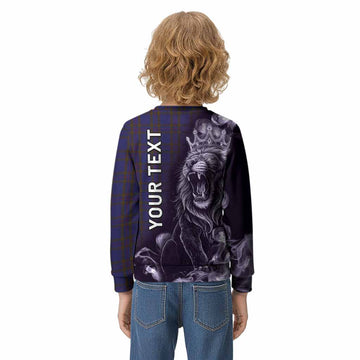 Elliot Tartan Kid Knitted Sweatshirt Roaring Lion Heritage