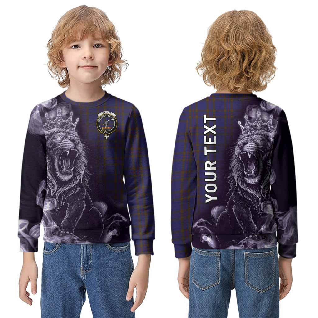 Elliot Tartan Kid Knitted Sweatshirt Roaring Lion Heritage