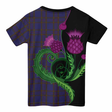 Elliot Tartan Kid T-shirt Traditional Scottish Thistle