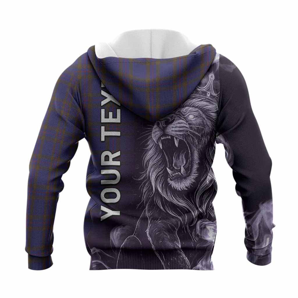 Elliot Tartan Knitted Hoodie Roaring Lion Heritage
