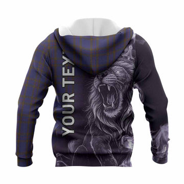 Elliot Tartan Knitted Hoodie Roaring Lion Heritage