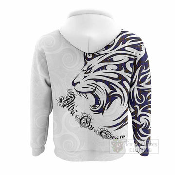Elliot Tartan Lion Roar Hoodie Alba Gu Brath with Celtic Motifs