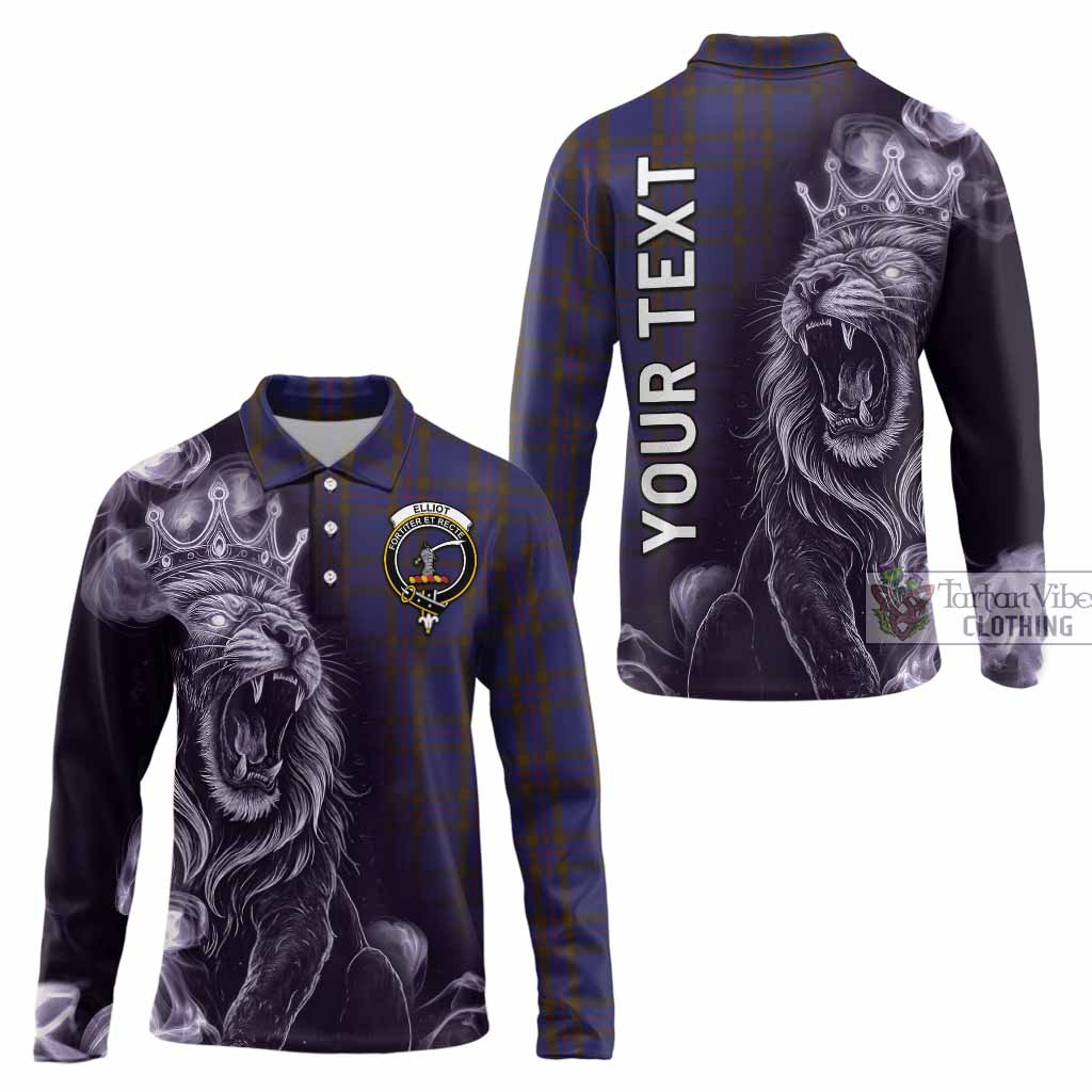 Elliot Tartan Long Sleeve Polo Shirt Roaring Lion Heritage