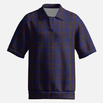 Elliot Tartan Men’s Polo Sweater Top